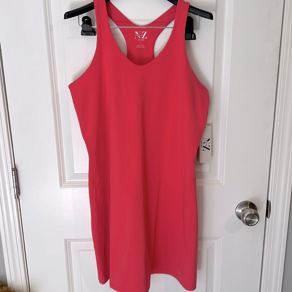 Nic+ Zoe Active Performance Workout Dress Golf Attire Coral Pink - Picture 1 of 11